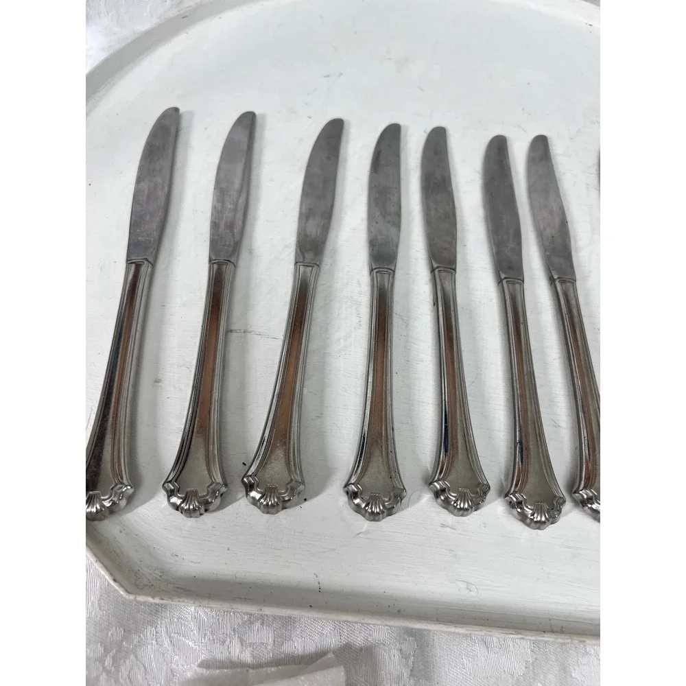 Oneida Midtowne Stainless Steel Dinner Knives Set of 10 Hollow Handle Flatware